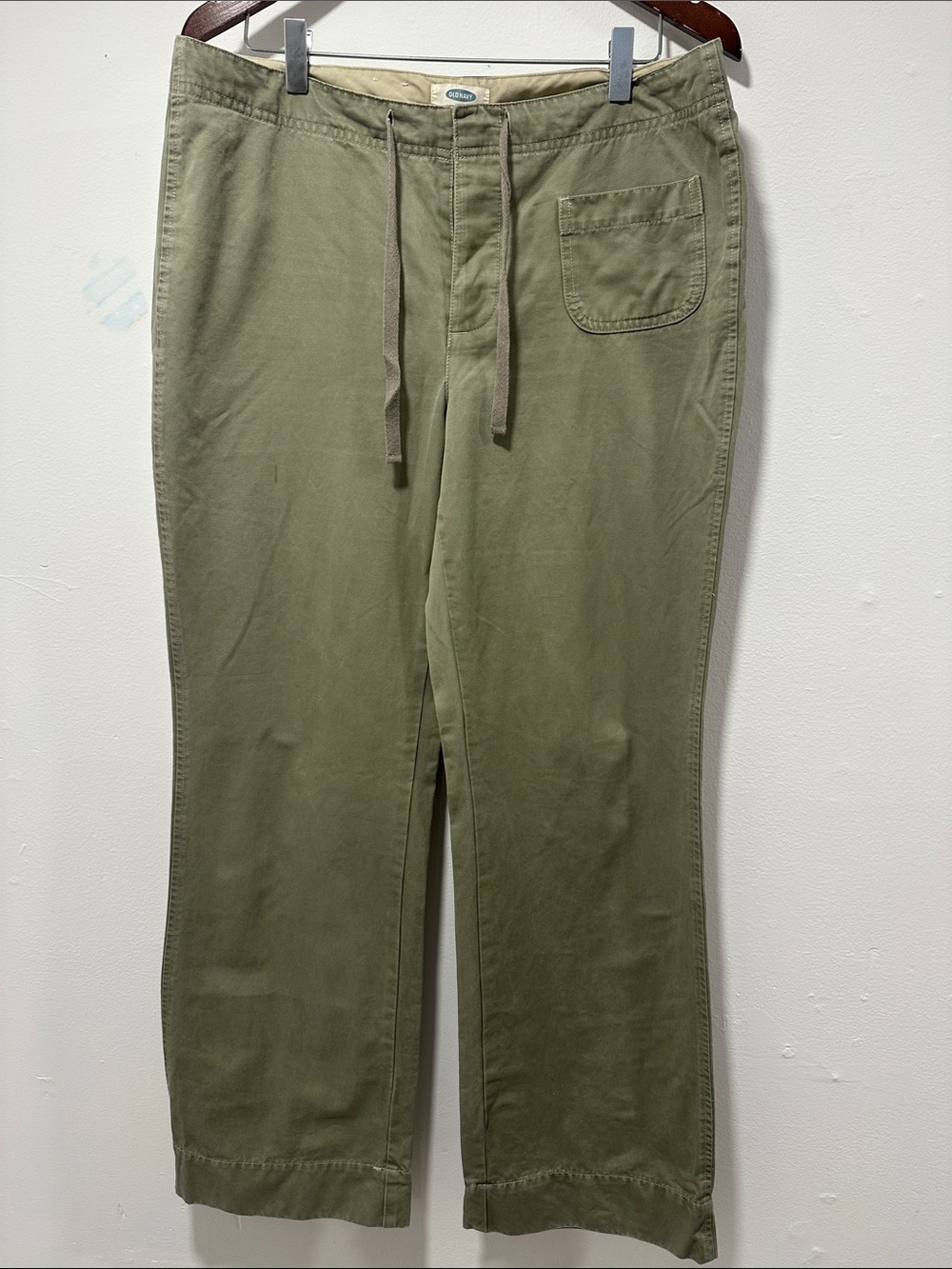 Old Navy Olive Drawstring Chinos 190